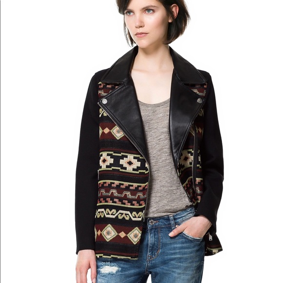 zara aztec jacket
